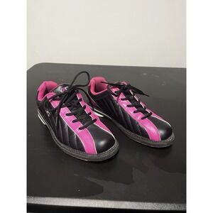 3G Kicks Bowling Shoes SK700 Women's Size 9 Black Pink